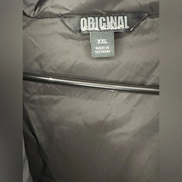 SOLD | Nicole Miller Asymmetrical Black Quilted Vest w/ Pockets Women’s XXL Plus - Picture 5 of 8